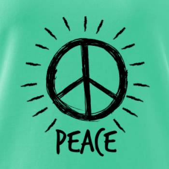 Peace symbol čiernobiely Peace symbol čiernobiely