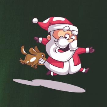Santa so zahryznutým psom