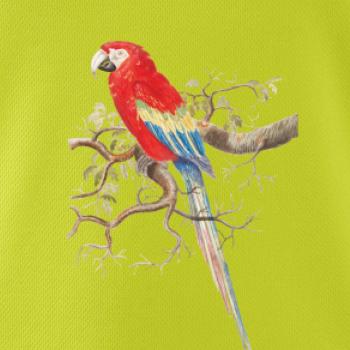 Papagáj  na listnatom strome