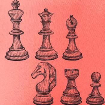 Šachové figúrky kreslené