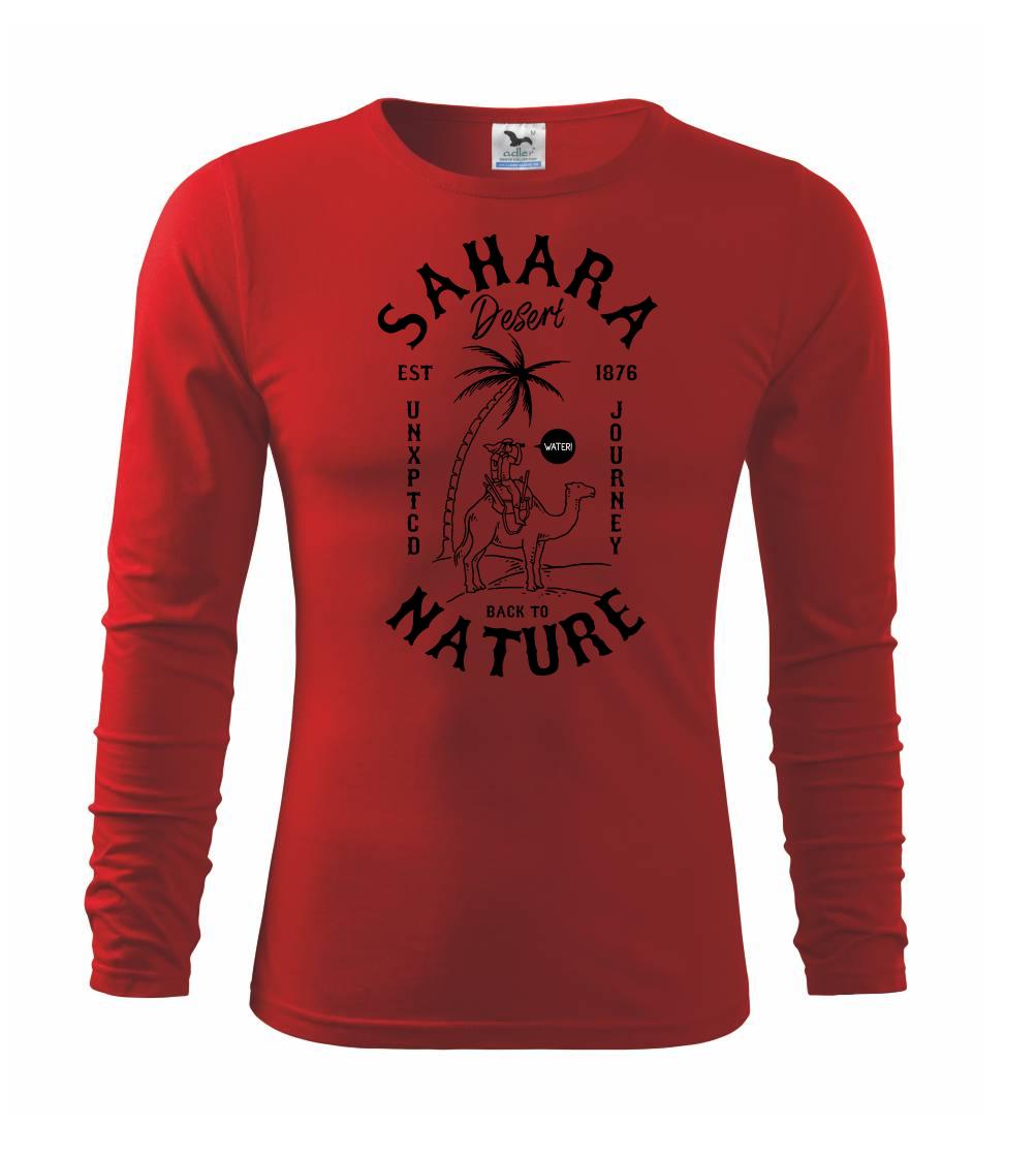 Trička pre cestovateľov - Desert Sahara nature - Tričko detské Long Sleeve