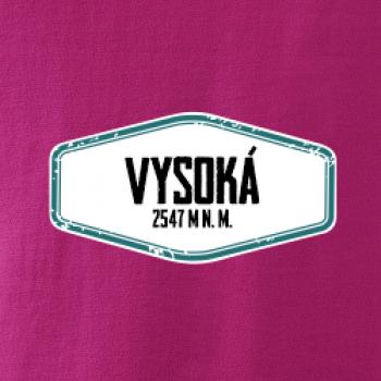 Vrchol Vysoká Vrchol Vysoká