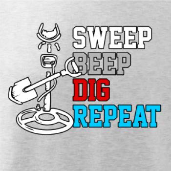 Sweep Beep Dig Repeat Sweep Beep Dig Repeat