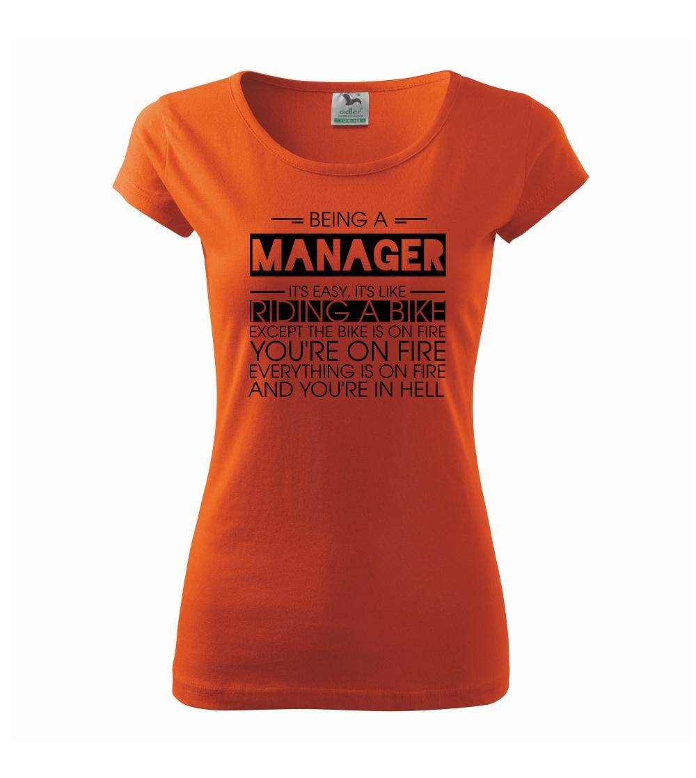 Being a manager - bike