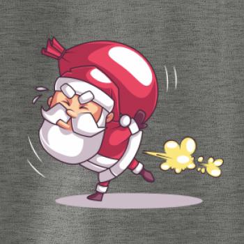 Santa nesie ťažký náklad