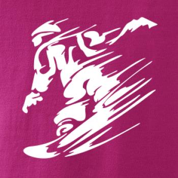 Rychlý snowboardista