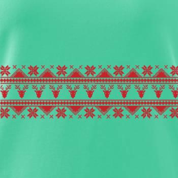 Vianočný vzor - jeleň a vločka