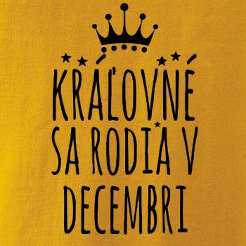 Kráľovné sa rodia v decembri