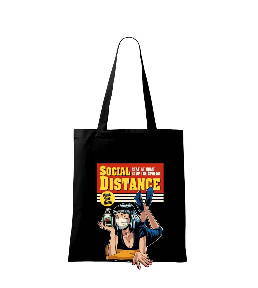 Corona social distance plagát Corona social distance plagát