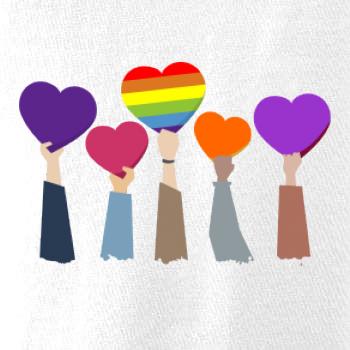 LGBT ruky srdce