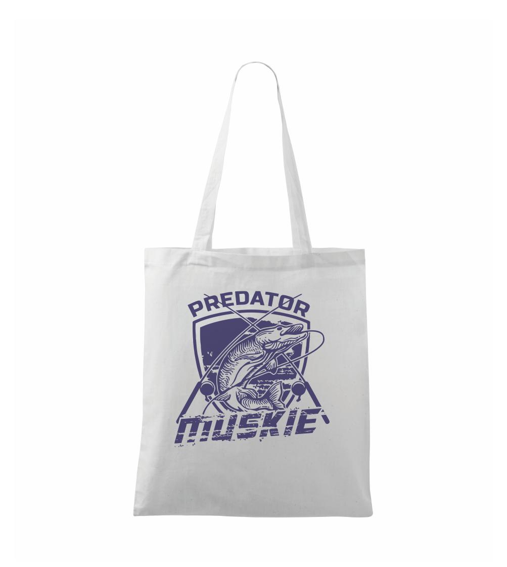 Tričká pre rybárov s potlačou - Muškárenie prekrížené prúty - Taška bavlnená