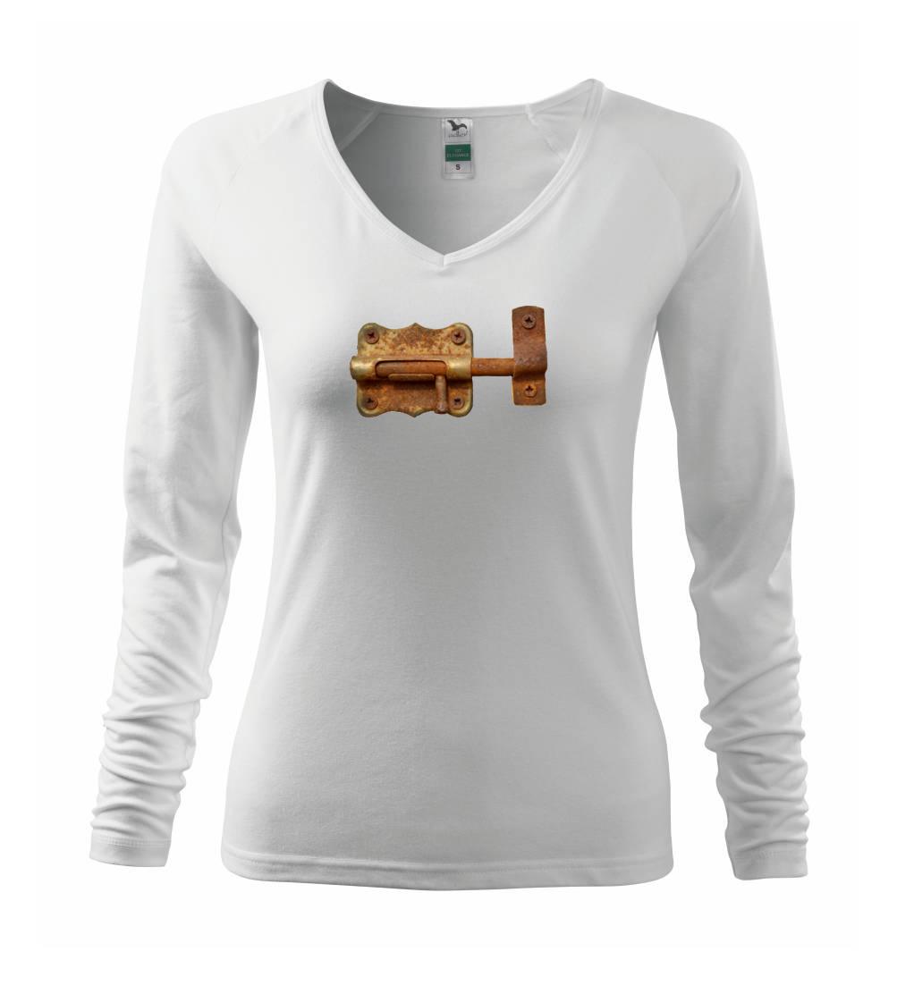 Grafické tričká - Hrdzavá petlica - Tričko dámske Elegance