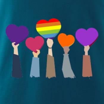LGBT ruky srdce