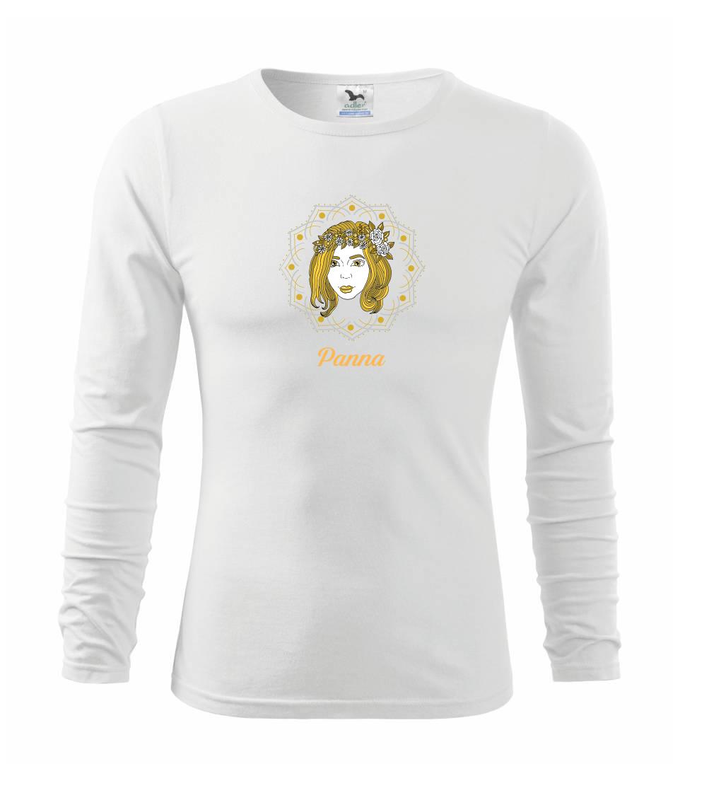 Tričká panna - Znamenie ženy - Panna SK (Pecka design) - Tričko detské Long Sleeve