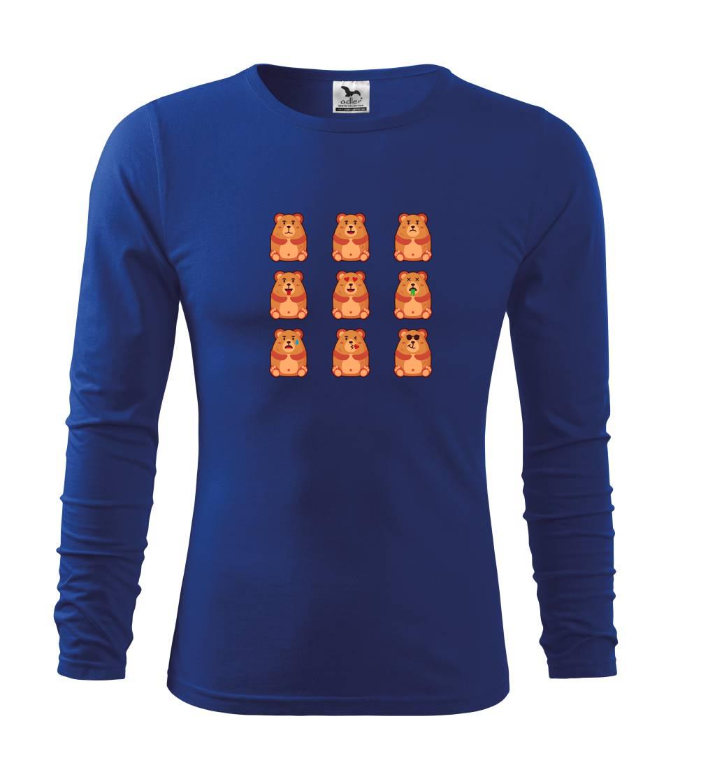 Tričká so zvieratami - Nálady škrečka - Tričko detské Long Sleeve