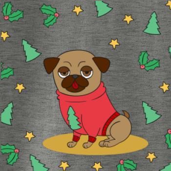 Vianočný mops Vianočný mops