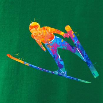 Skokan na lyžiach splash