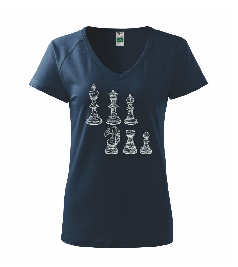 Šachové figúrky kreslené Šachové figúrky kreslené