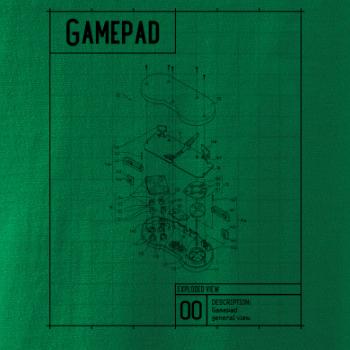 Nákres Gamepad rozobratý
