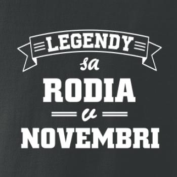 Legendy sa rodia v novembri