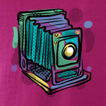 Foťák farebný starý - jedna šošovka Foťák farebný starý - jedna šošovka