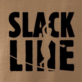Slackline nápis