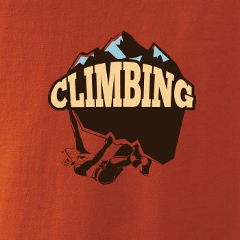 Climbing horolezec na logu