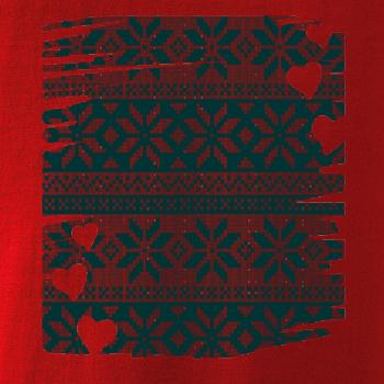 Vianočný vzor v rámčeku