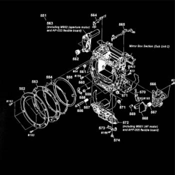Nákres uzávierka starý fotoaparát