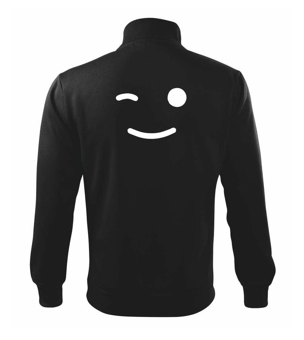 Grafické tričká - Žmurkajúci smajlík - Mikina bez kapucne Adventure