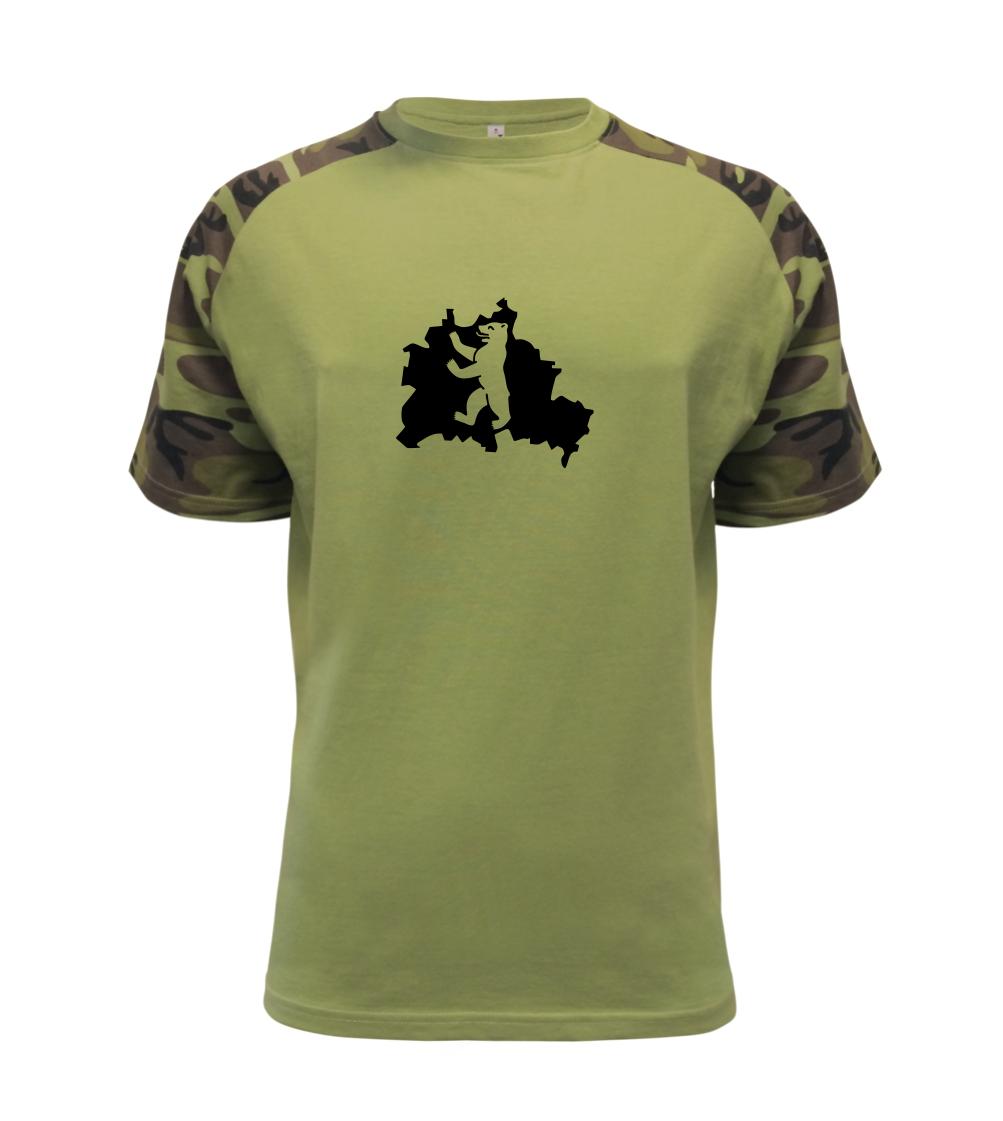 Tričká Nemecko - Berlín Erb - Raglan Military