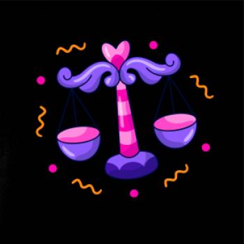 Váhy veselý motív