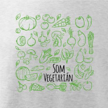 Som vegetarián - zelenina vo štvorci