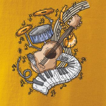 Hudobné nástroje v notách