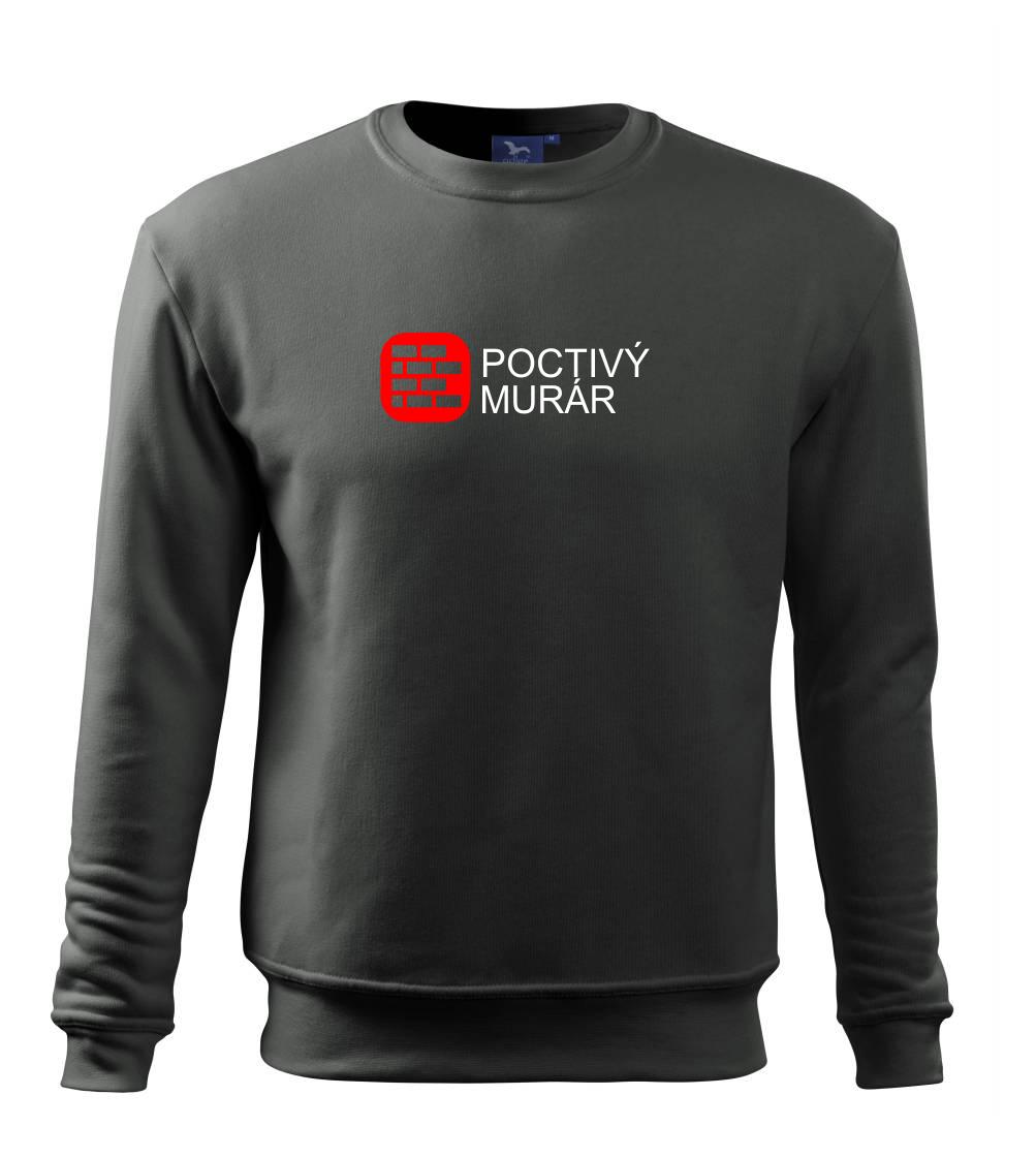 Vtipné tričká pre murárov - Poctivý murár - Mikina Essential pánska