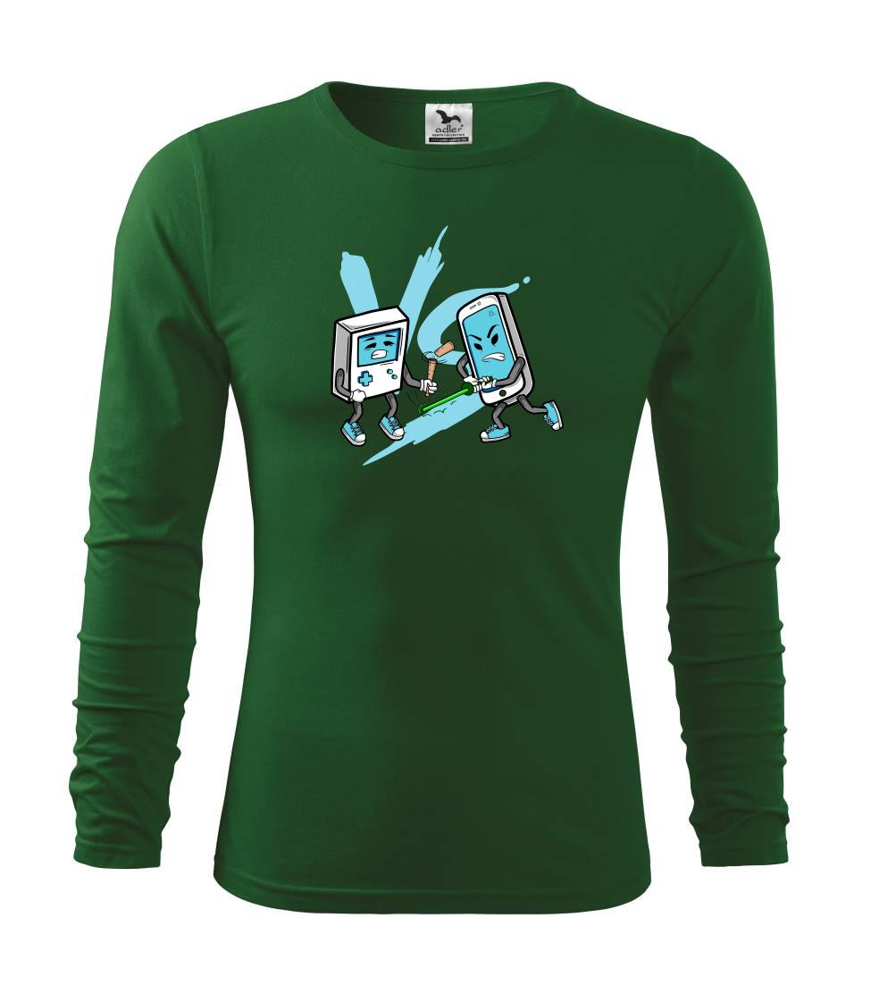 Tričká pre ajťákov - Generačné vojna - Tričko s dlhým rukávom FIT-T long sleeve