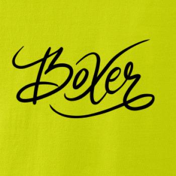 Boxer - nápis okrasný