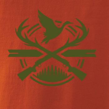 Lovec a kačice - zelený