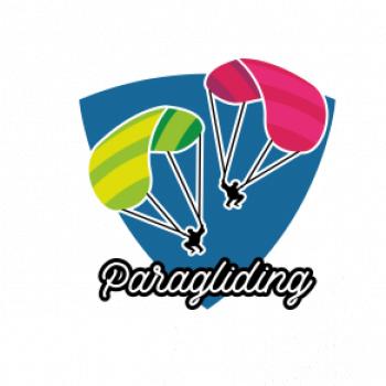 Paragliding dva padáky