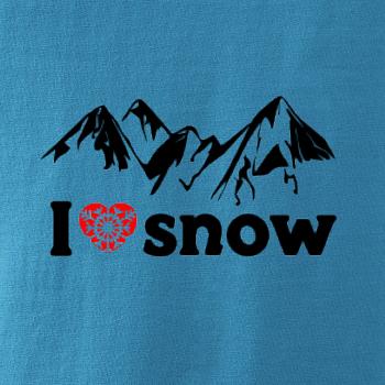 I love snow hory I love snow hory