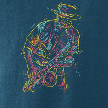 Jazz saxofón splash