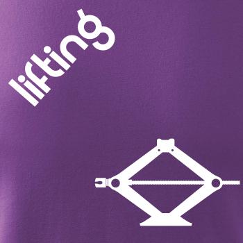 Lifting nápis šikmo