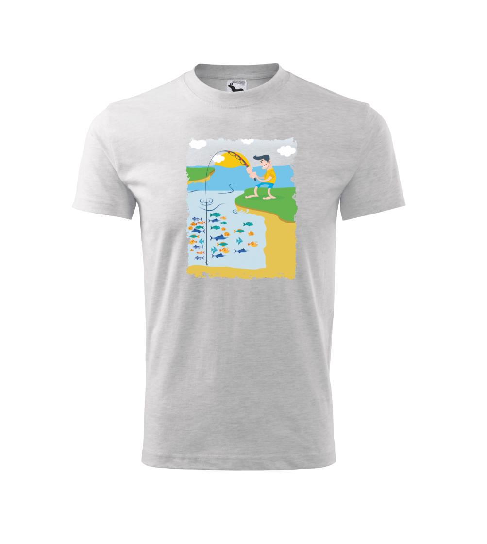 Rybár, ktorý má smolu farebný