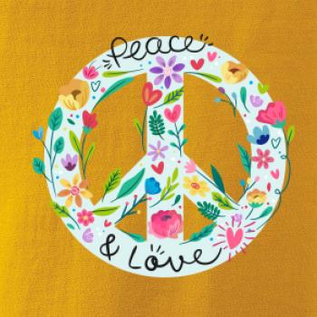 Peace and love symbol
