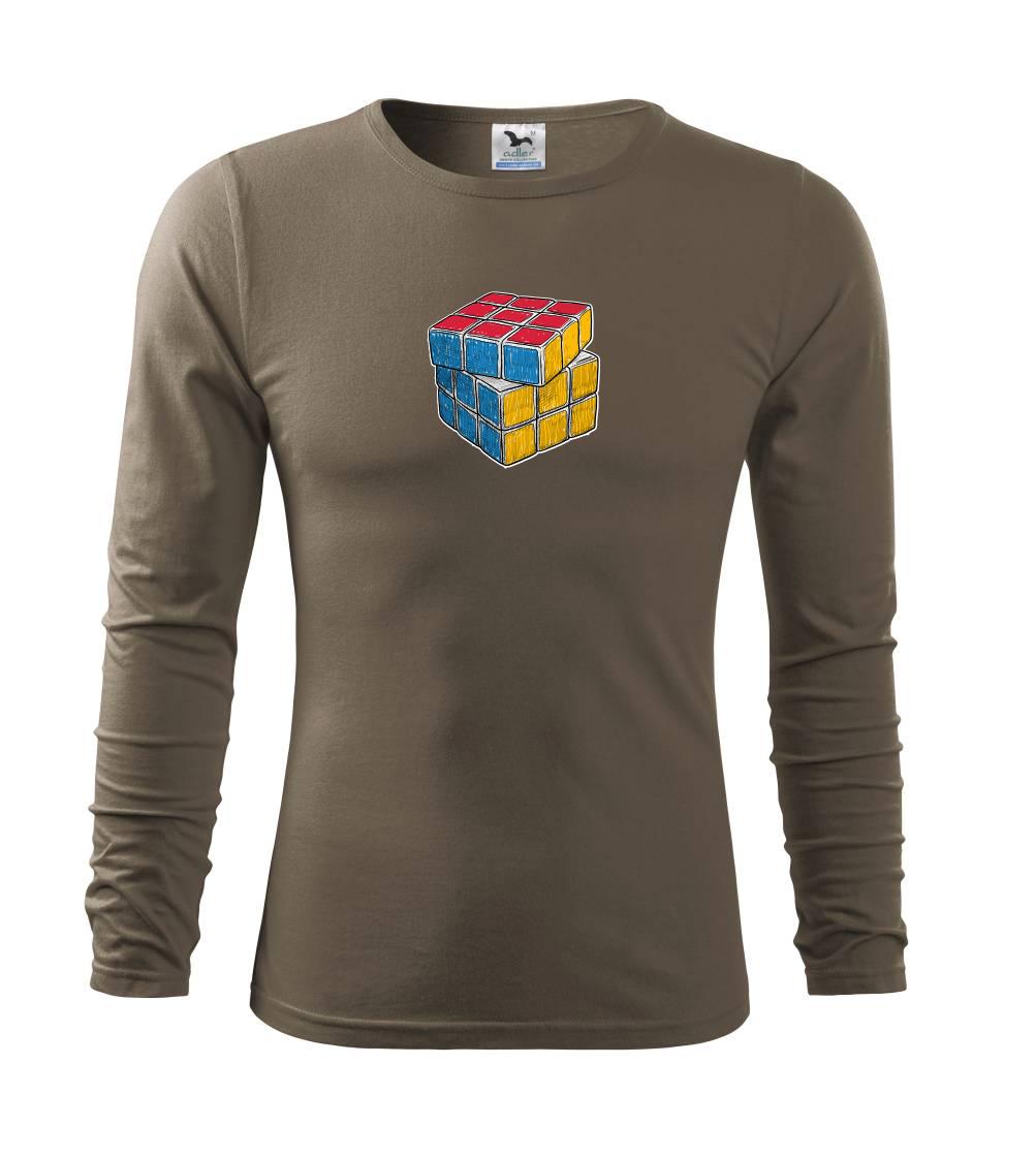 Rubikova kocka kreslená Rubikova kocka kreslená