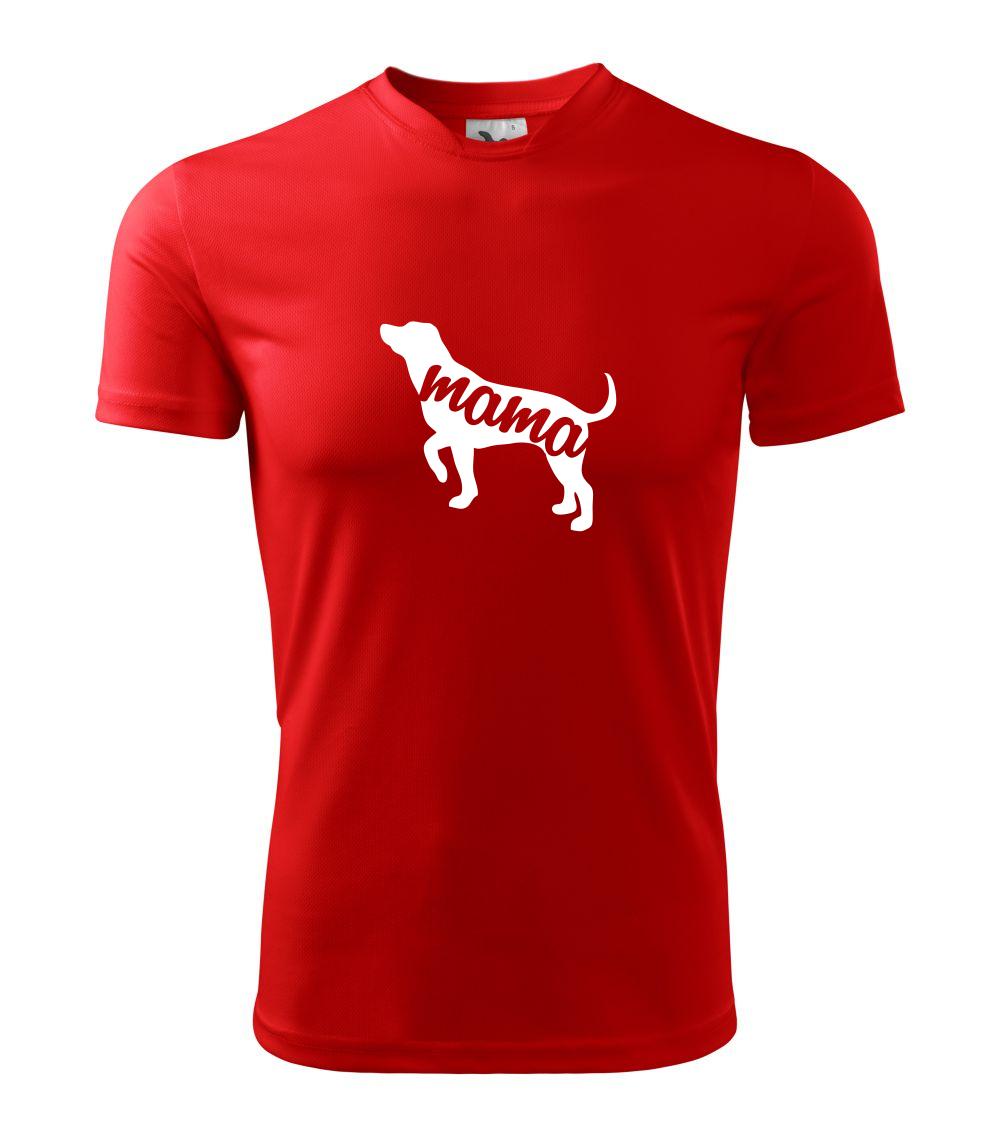 Labrador - Labradorský retriever mama obrys - Detské tričko športové