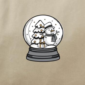 Sněhová koule se sněhulákem