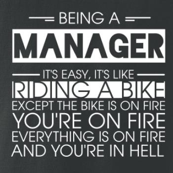 Being a manager - bike