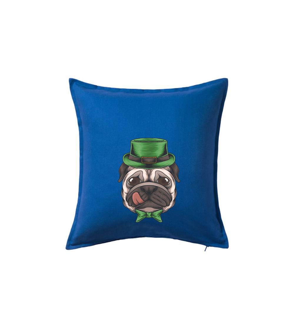 Mops na tričku - Mops a poľovník - Vankúš 50x50