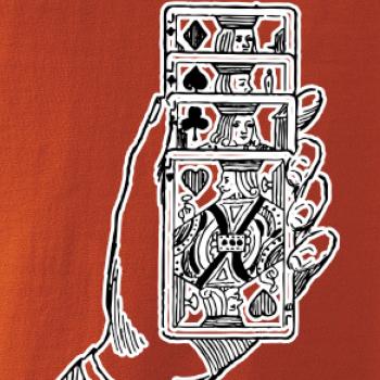 Poker ruka s kartami